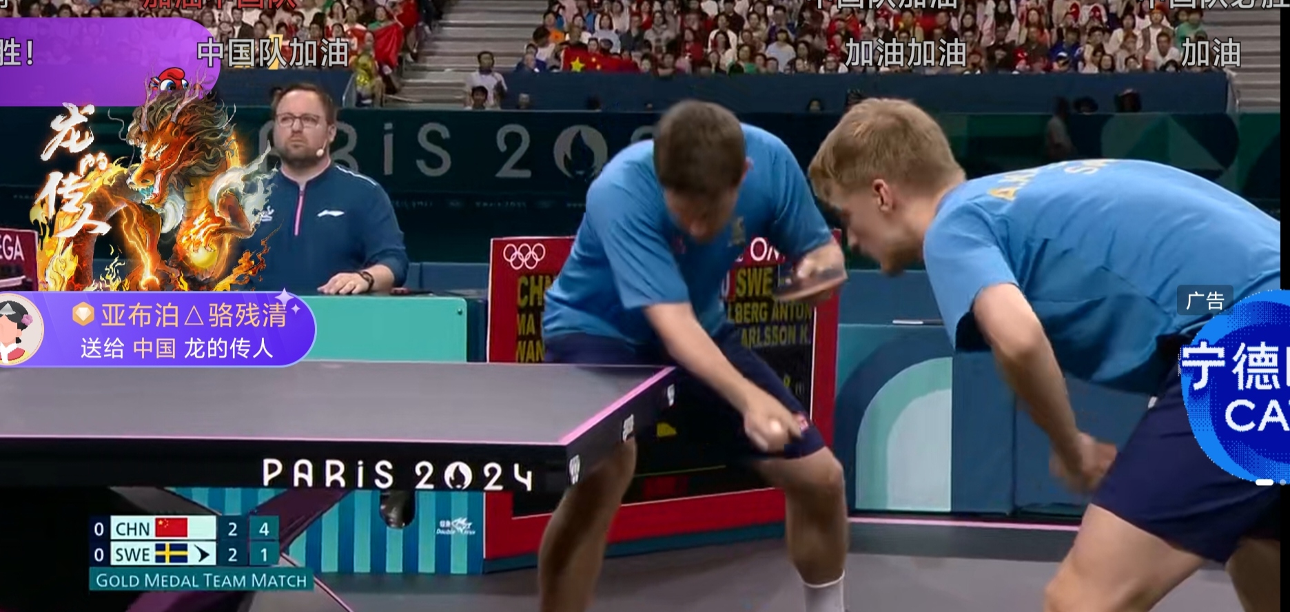 法国乒乓球队血洗瑞典乒乓球队，马龙惊艳世界的简单介绍